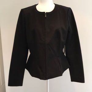 Nordstrom Halogen black peplum jacket